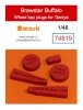 Omask 74819 Brewster Buffalo wheel bay plugs (for Tamiya) 1/48